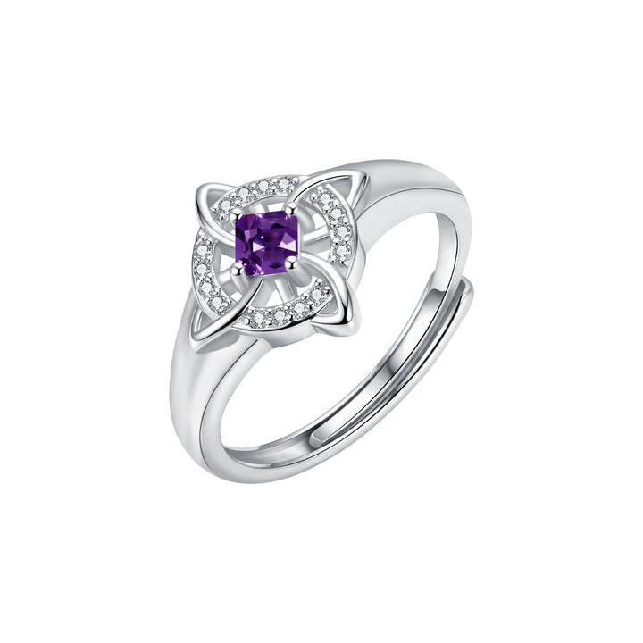 Birthstone Celtic Knot Ring