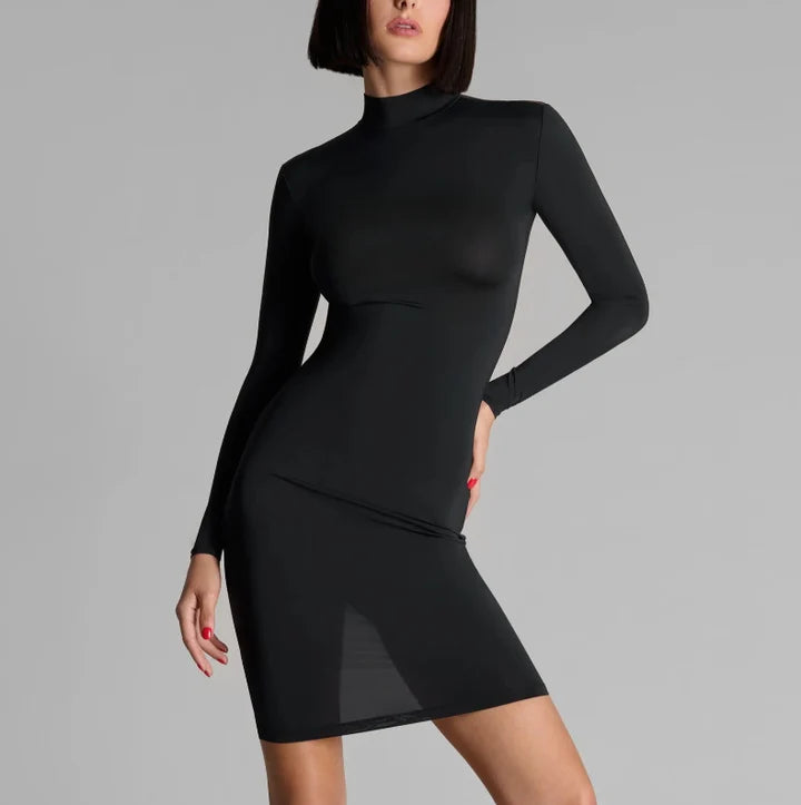 Black Sheer Cut-Out Bodysuit02