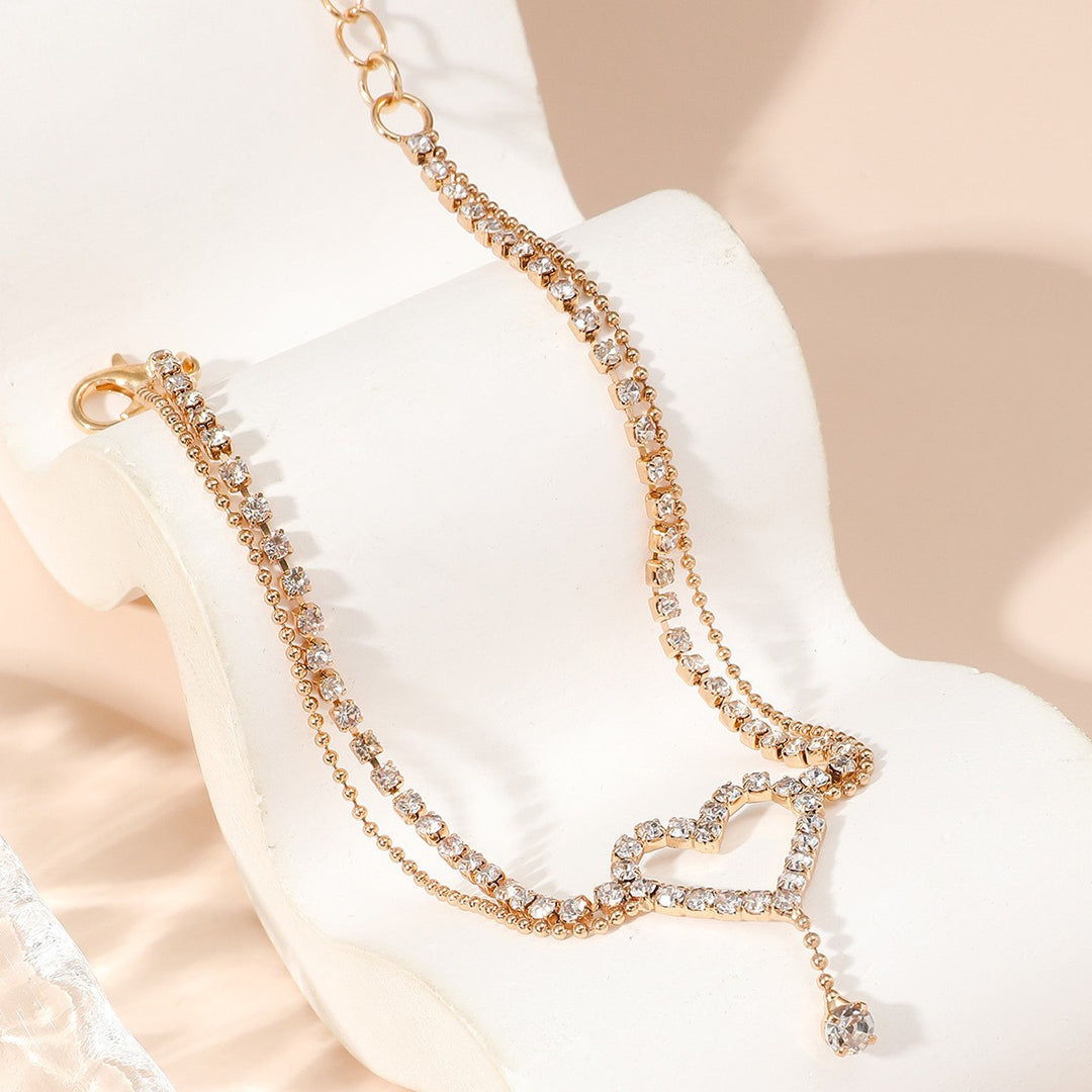 Heart Glow Pavé Anklet