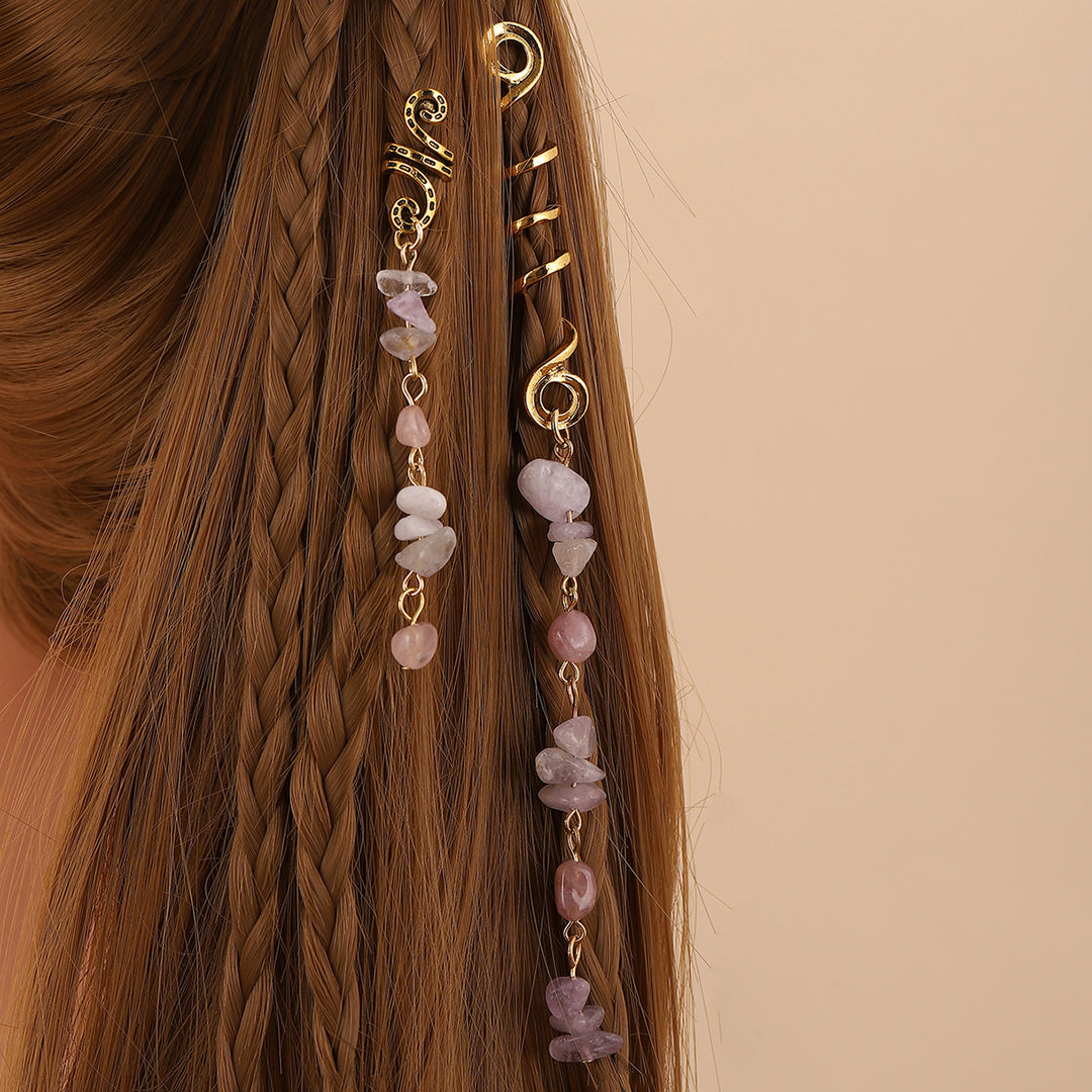 Emerald Bohemian Hair Chain