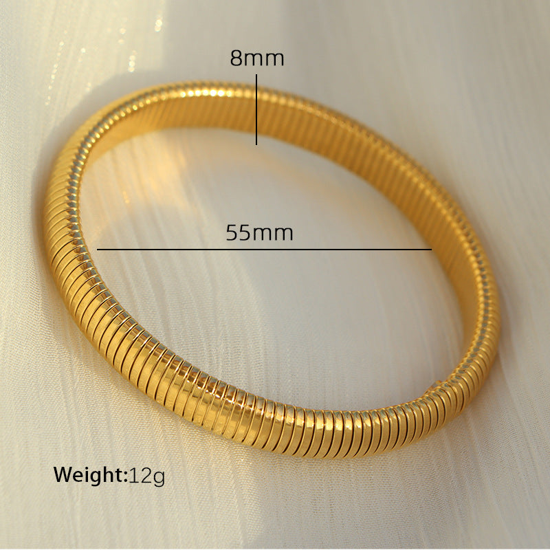 Snake Chain Bangle Bracelet