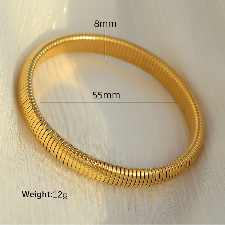 Snake Chain Bangle Bracelet