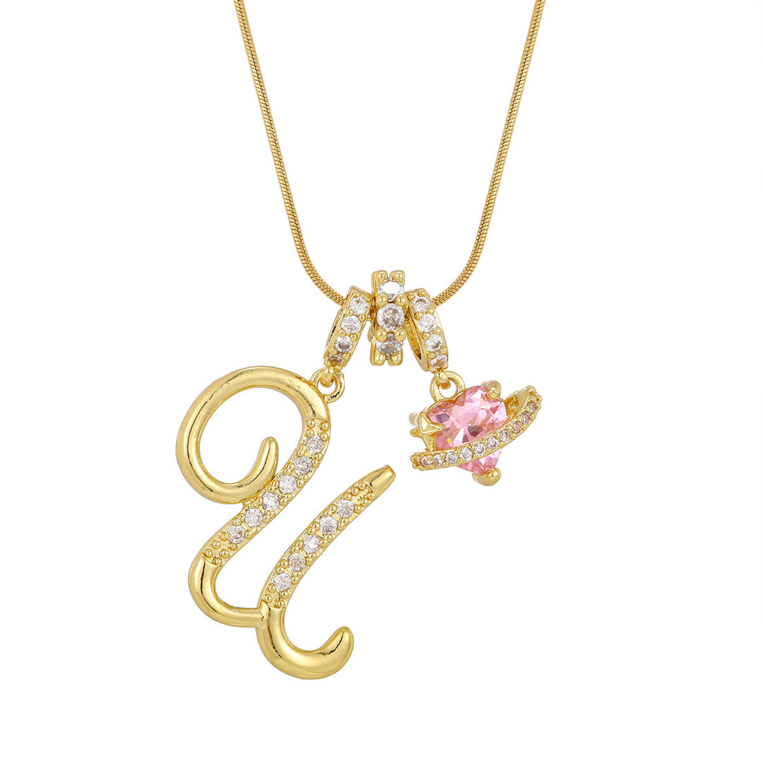Personalized Letter Charm Necklace