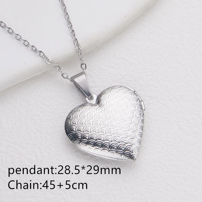 Vintage Heart Locket Necklace