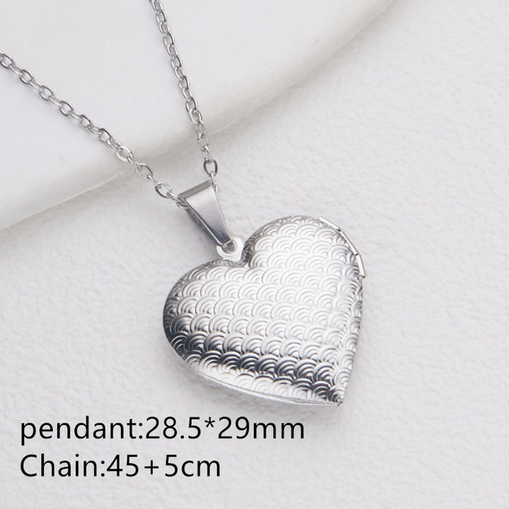 Vintage Heart Locket Necklace