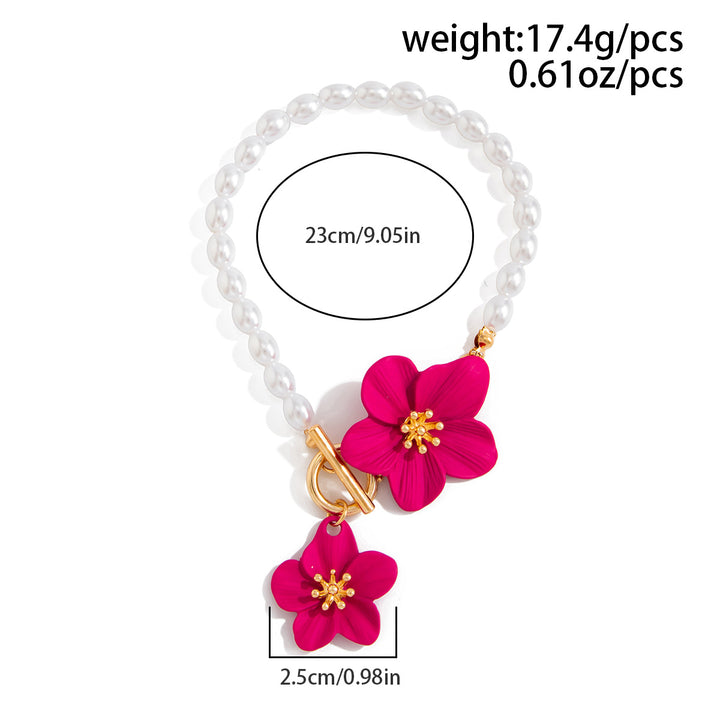 Floral Pearl Anklet