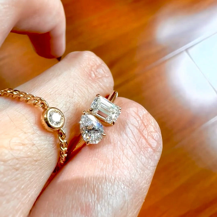 Duo Stone Ring