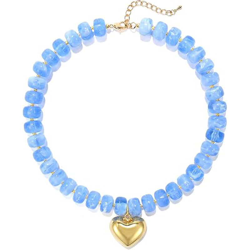 Colorful Natural Stone Necklace