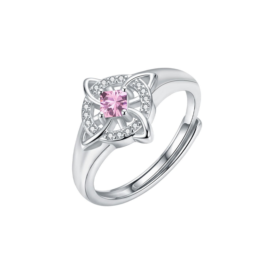 Birthstone Celtic Knot Ring