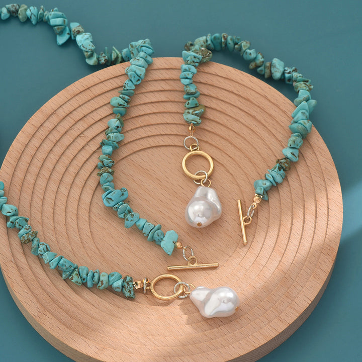 Turquoise Pearl Set