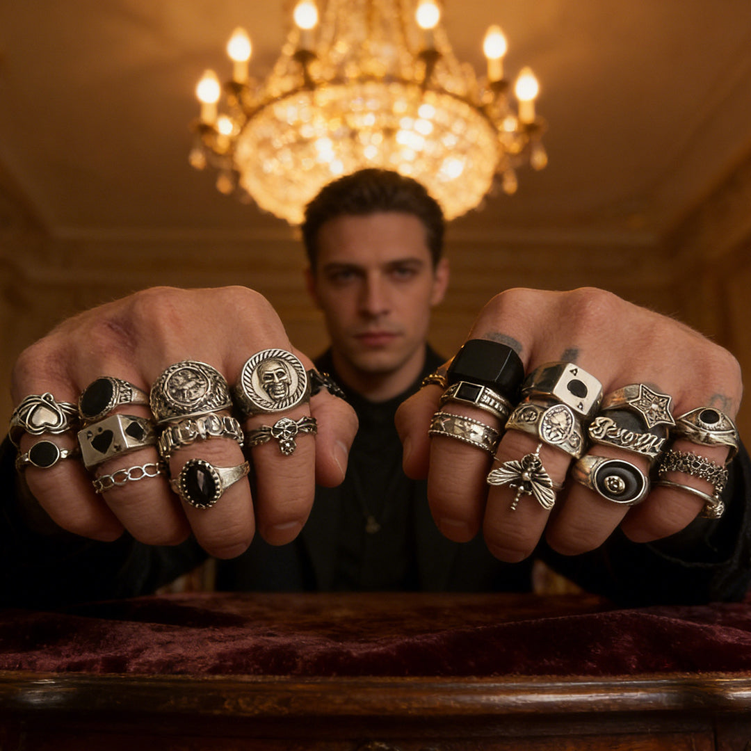 Vintage Gothic Ring Collection
