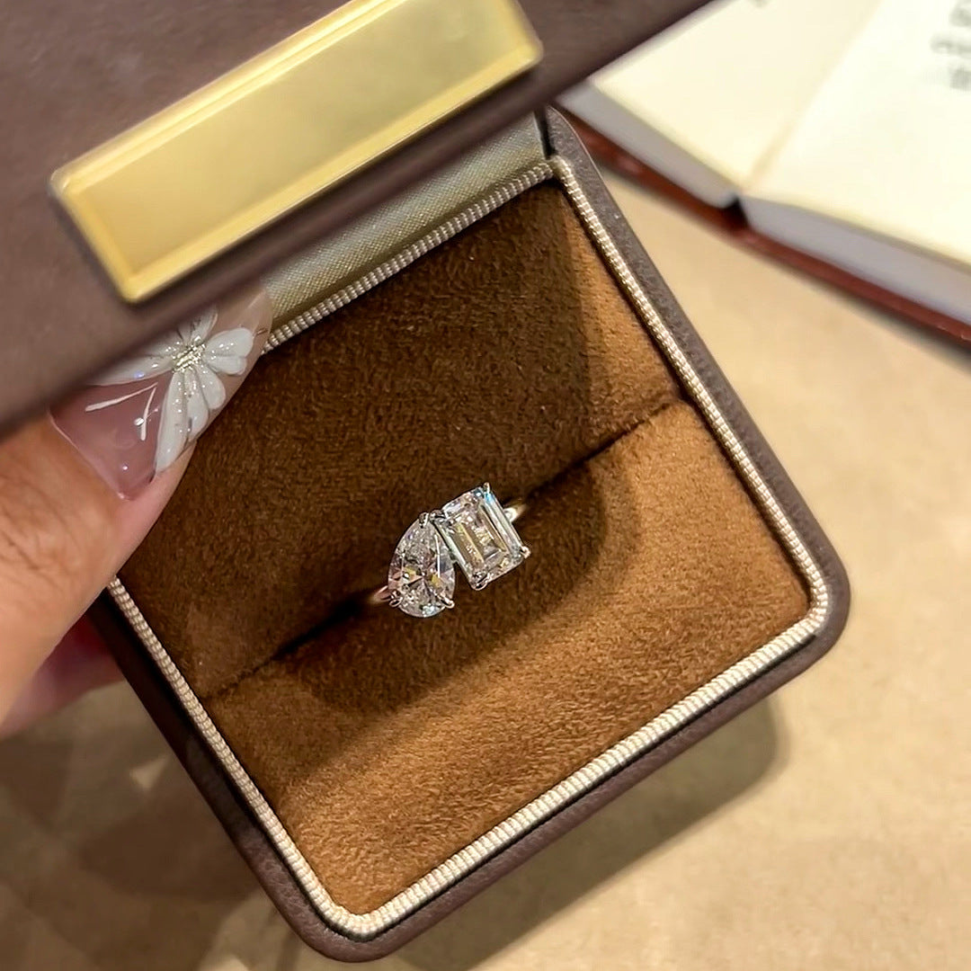 Duo Stone Ring