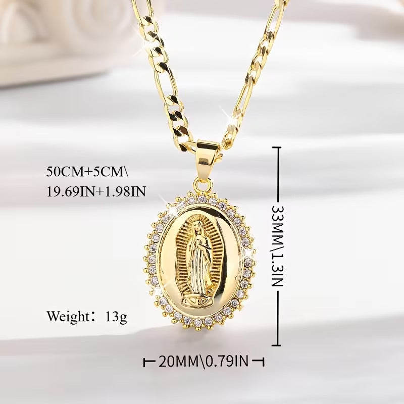 Divine Grace Medallion Necklace