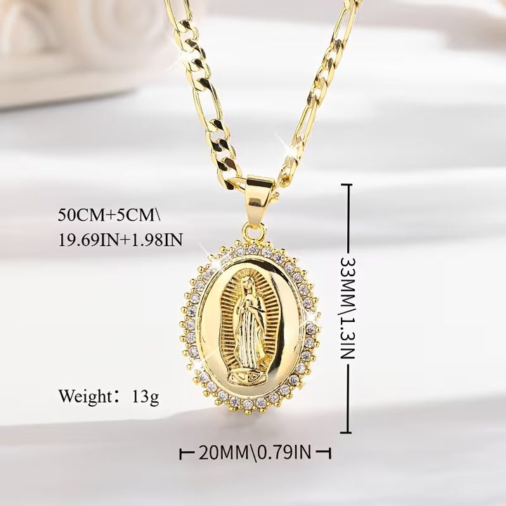Divine Grace Medallion Necklace