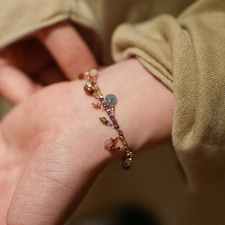 Color Charm Necklace / Bracelet Set Inspired Jewelry
