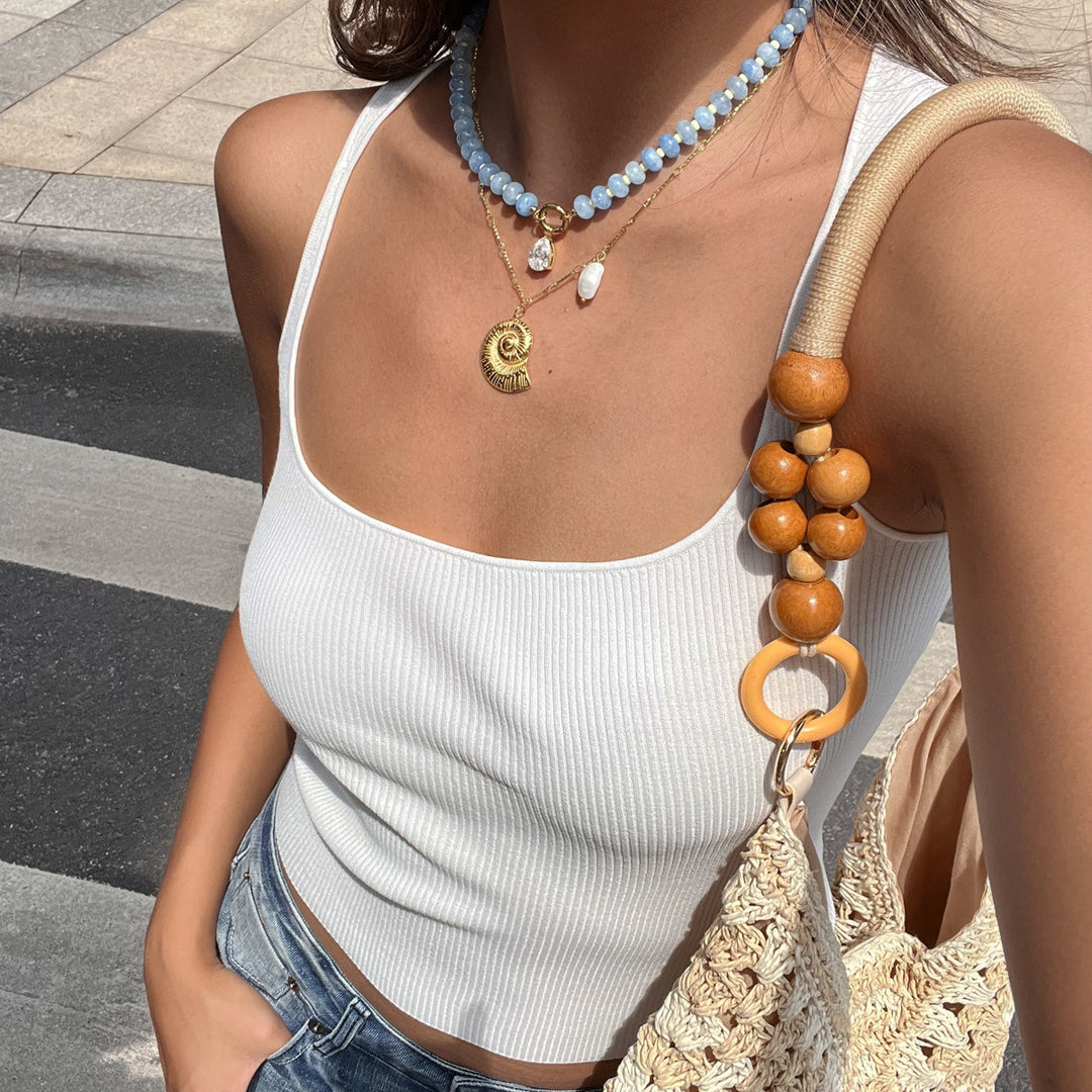Beaded Charm Necklace