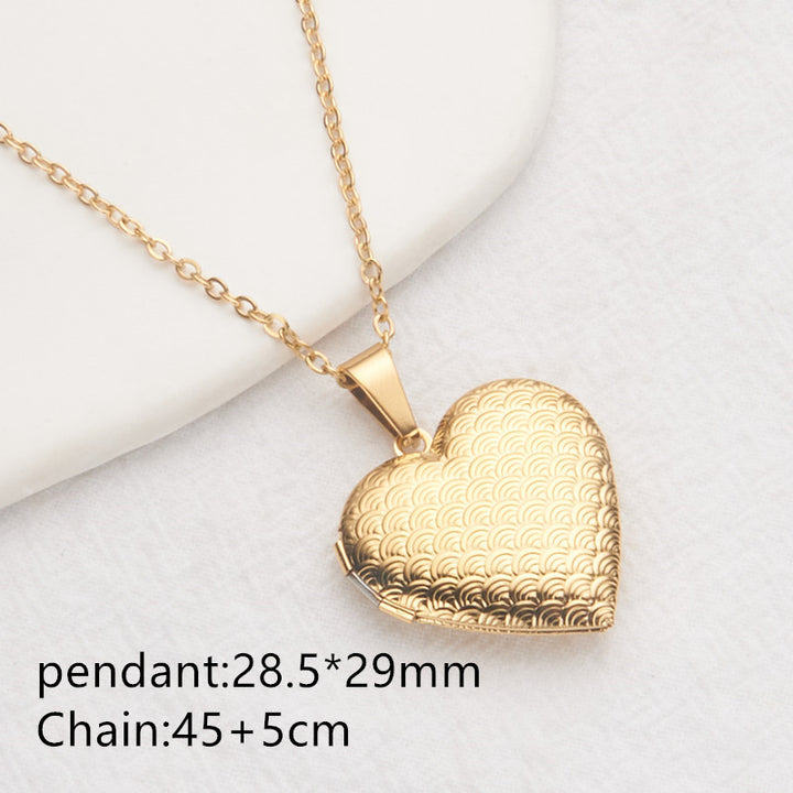 Vintage Heart Locket Necklace