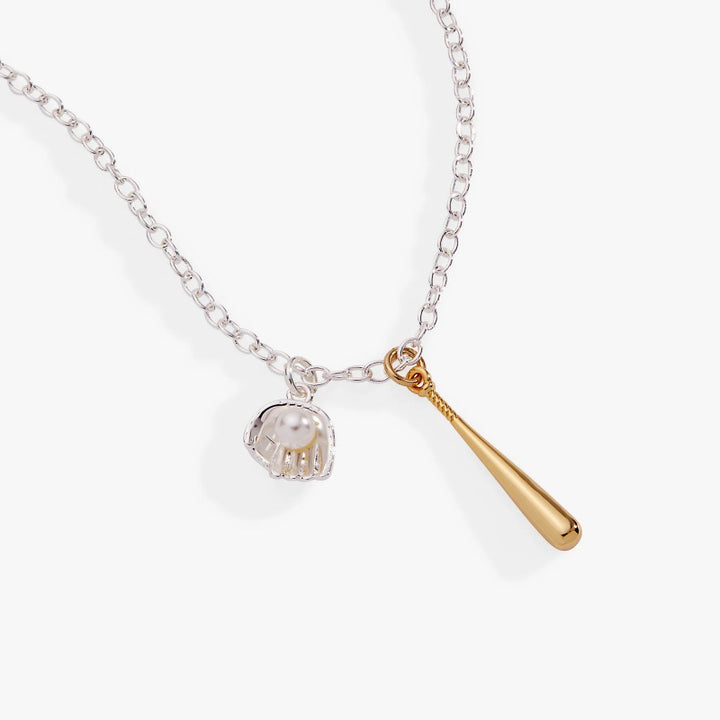 Baseball Fan Pendant Necklace