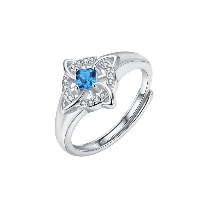 Birthstone Celtic Knot Ring