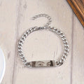 Engraved Chain Bracelet