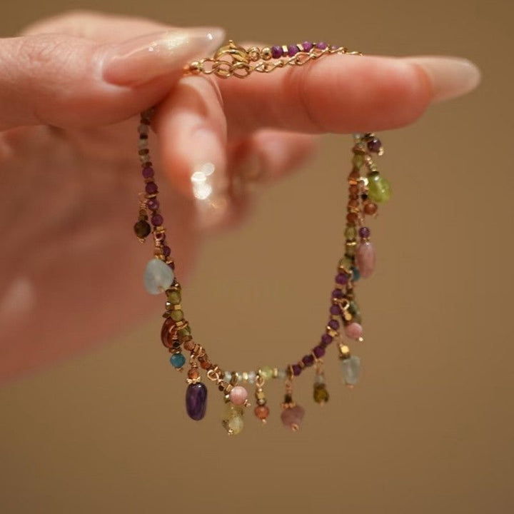 Color Charm Necklace / Bracelet Set Inspired Jewelry