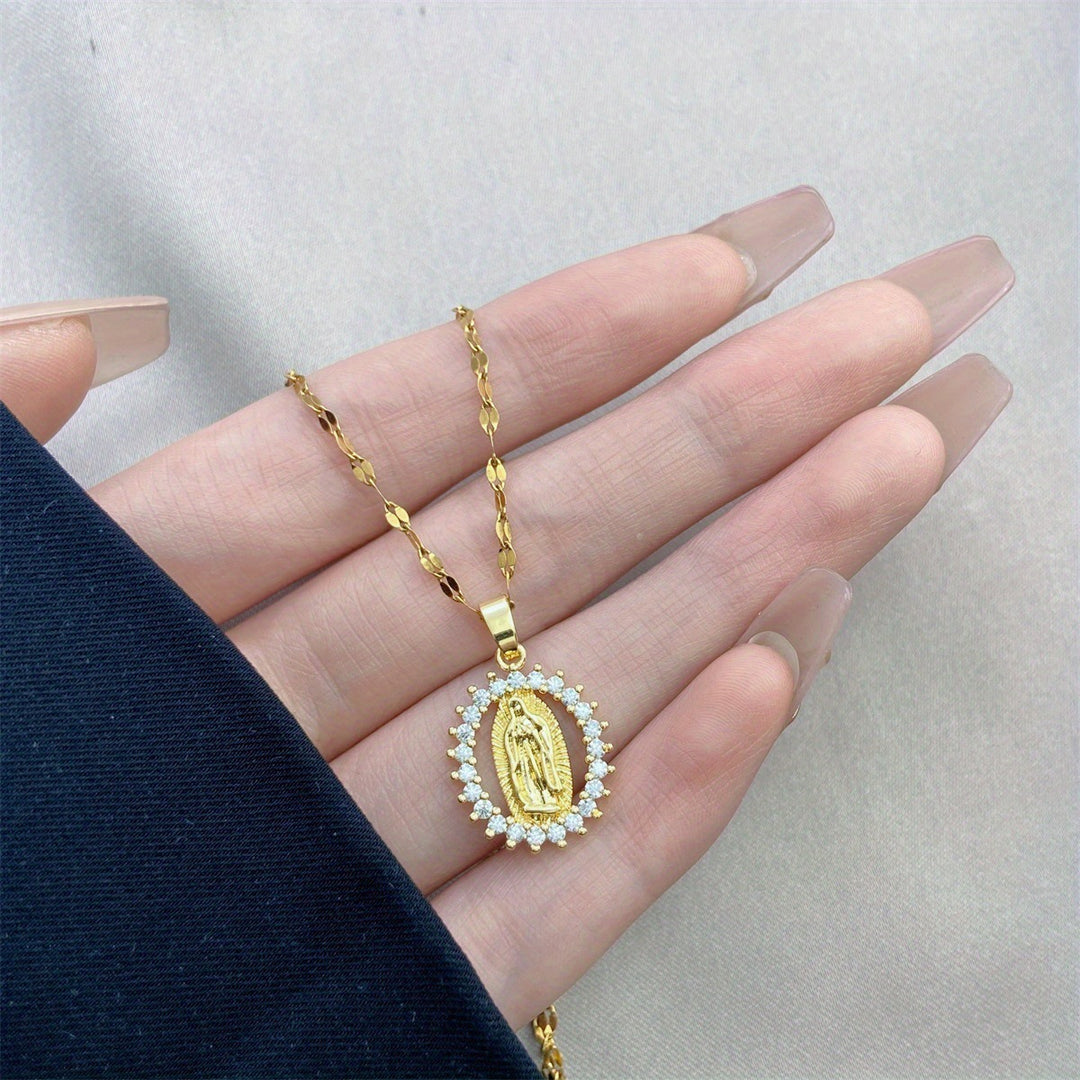 Sacred Halo Medal Necklace