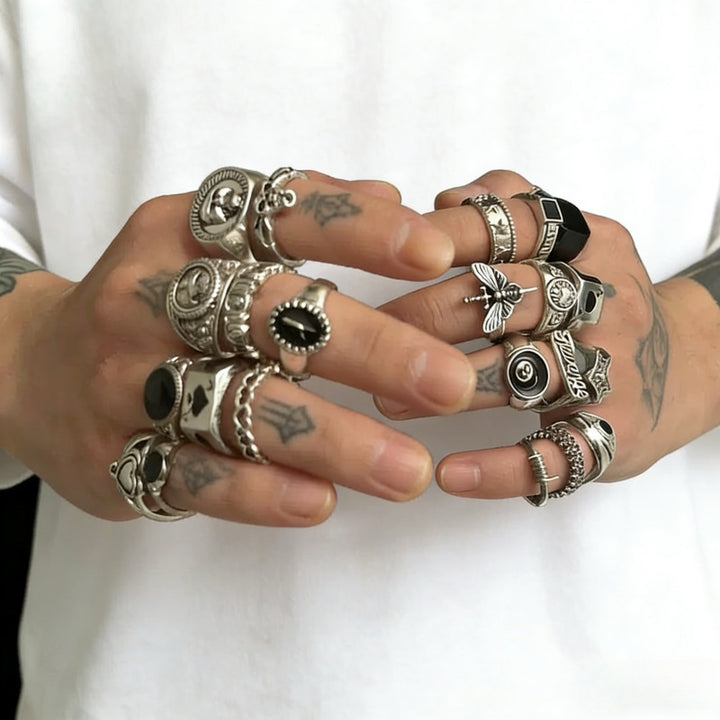 Vintage Gothic Ring Collection