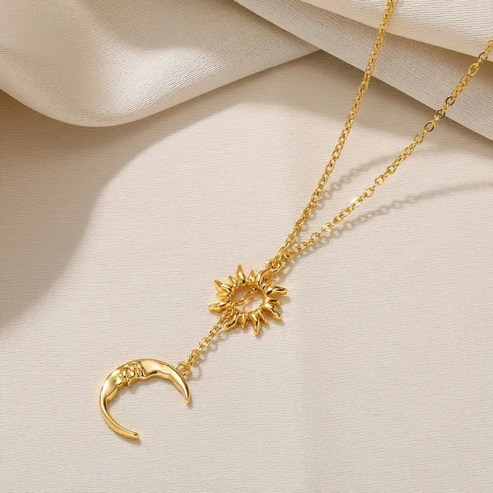 Celestial Crescent Moon Necklace