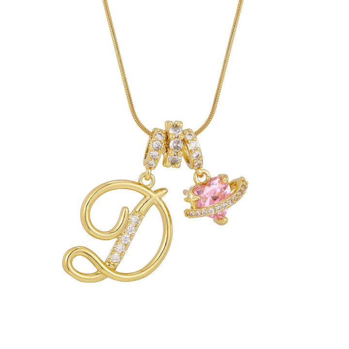 Personalized Letter Charm Necklace