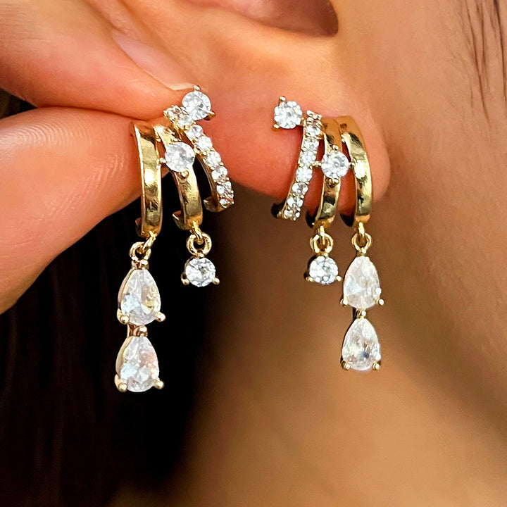 Celestial Chain Drop Earrings