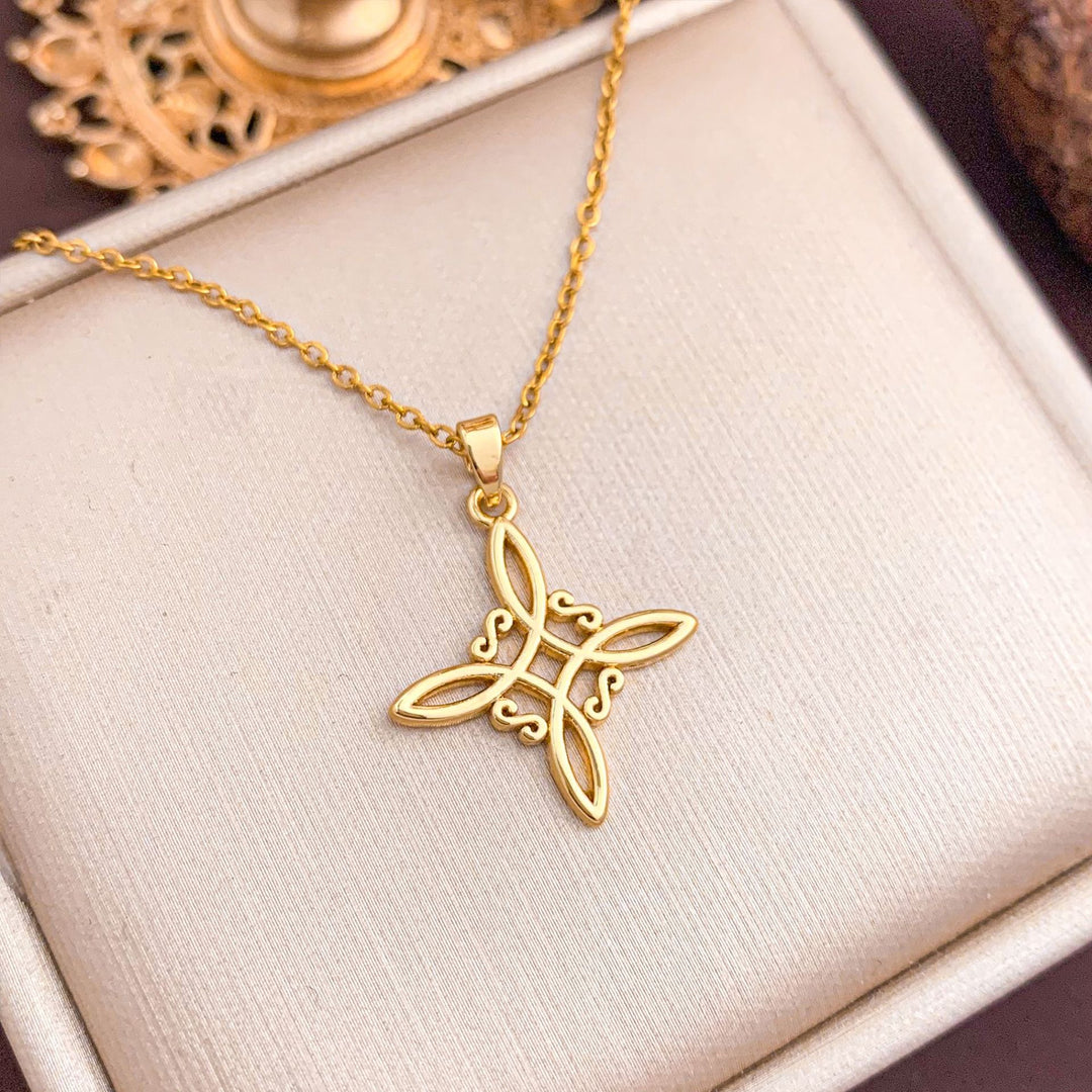 Fourfold Celtic Knot Necklace