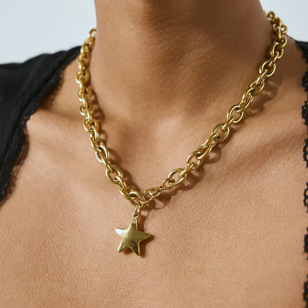 Star Charm Chain Necklace