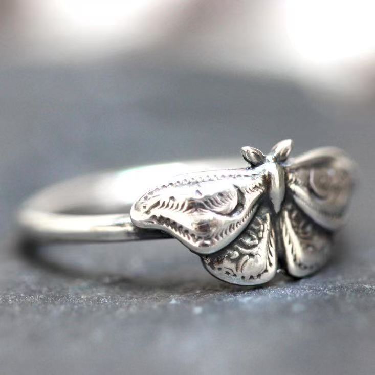 Vintage Moth Ring