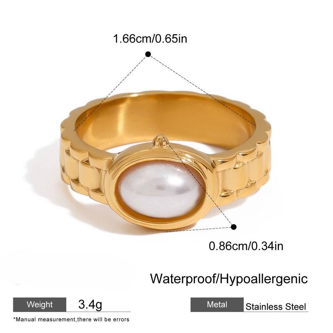 Pearl Vintage Statement Ring