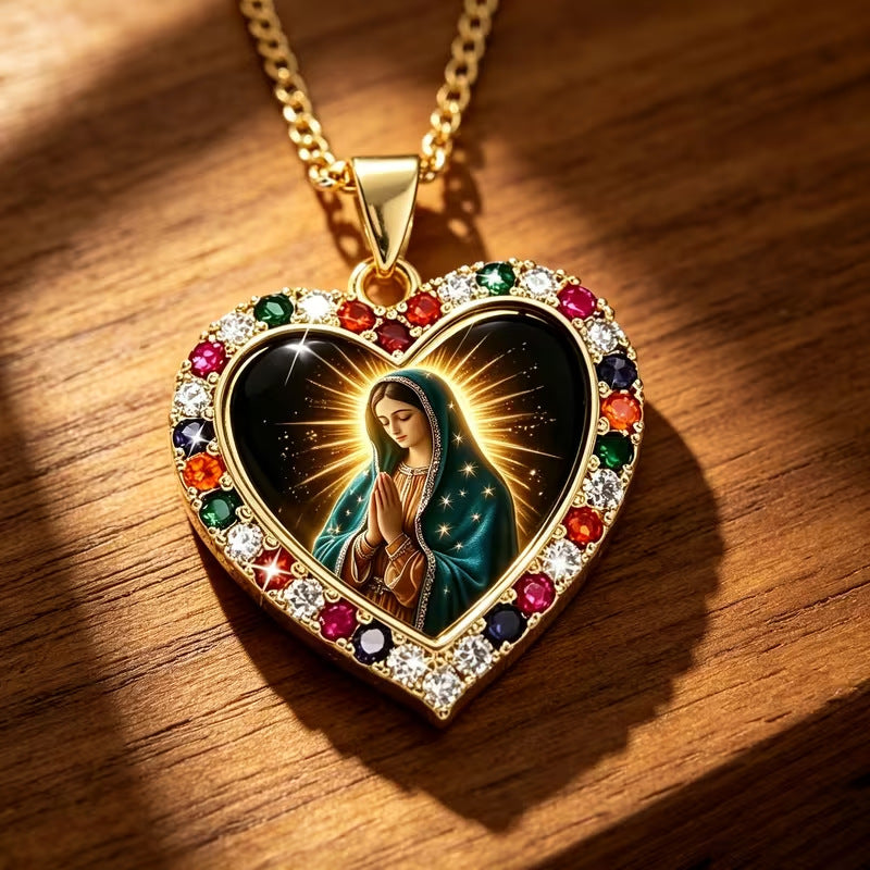 Sacred Heart Faith Pendant Necklace