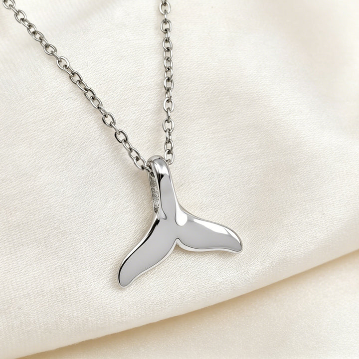 Whale Tail Pendant Necklace
