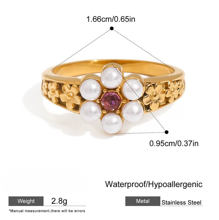 Pearl Vintage Statement Ring