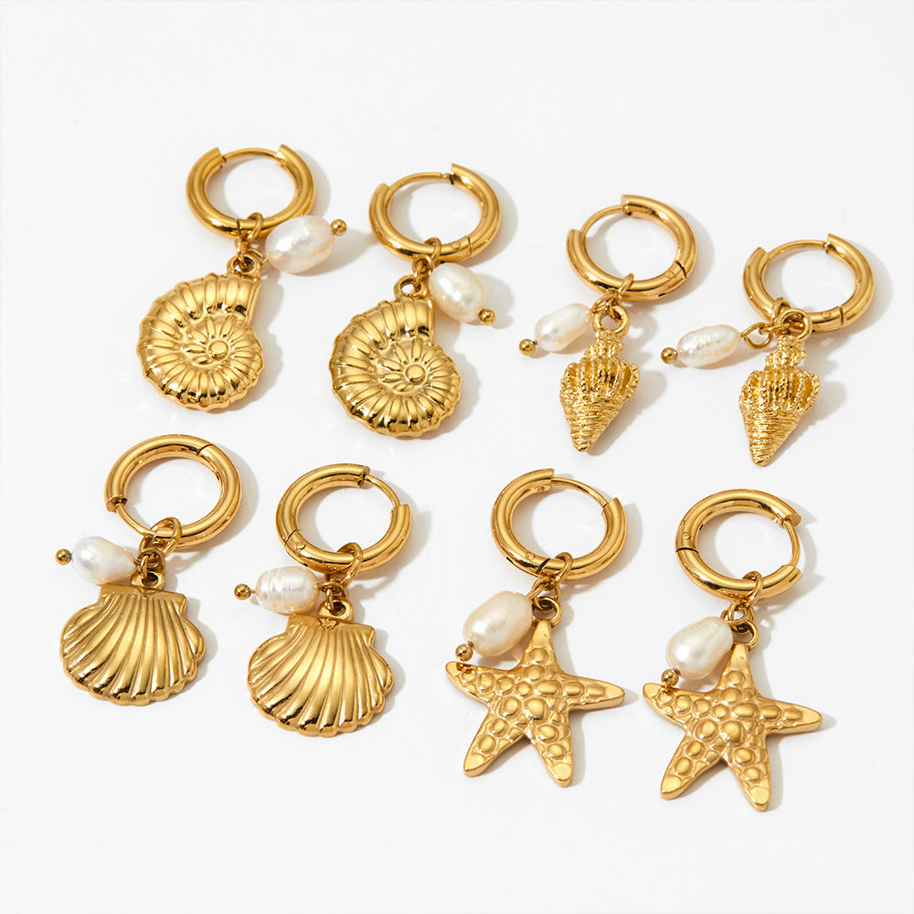 Summer Beach Charm Earrings