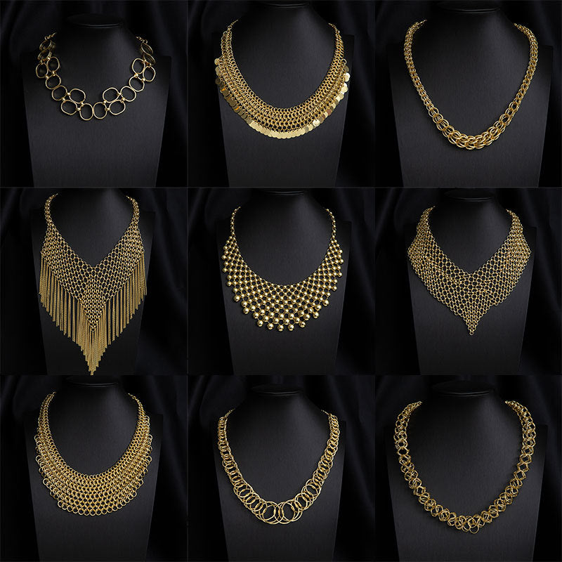 Cascade Metal Necklace