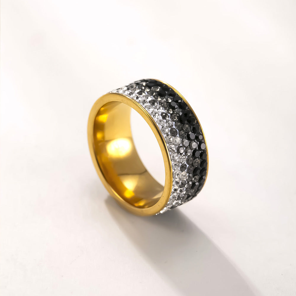 Sparkling Pavé Band Ring