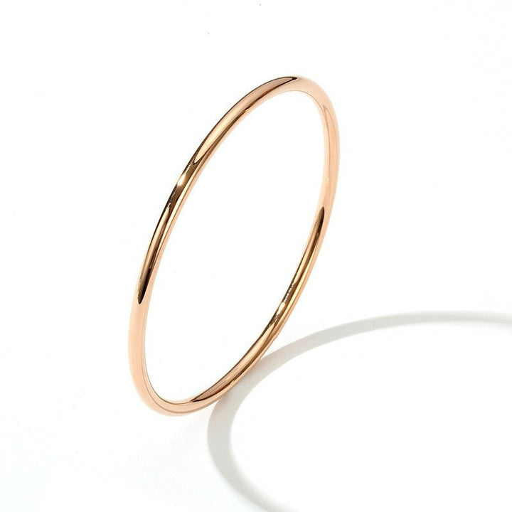 Classic Minimalist Wire Bangle Bracelet
