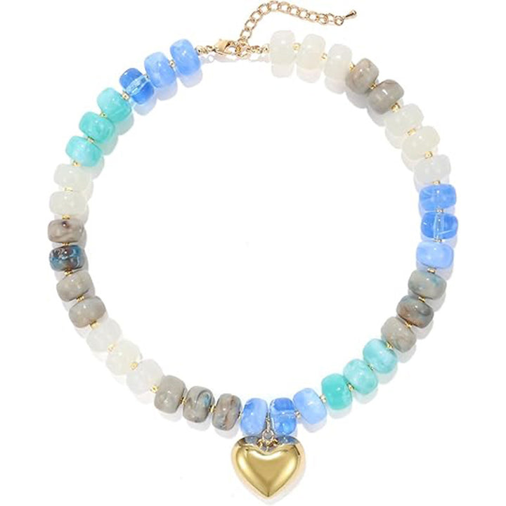 Colorful Natural Stone Necklace