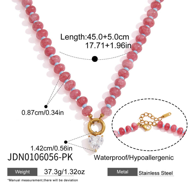 Beaded Charm Necklace