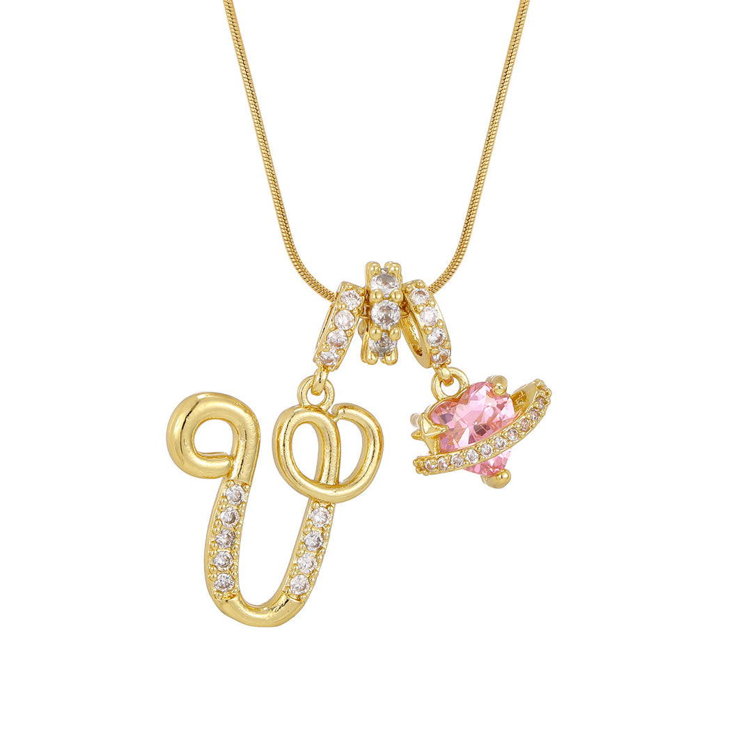 Personalized Letter Charm Necklace