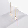Star Chain Drop Earrings