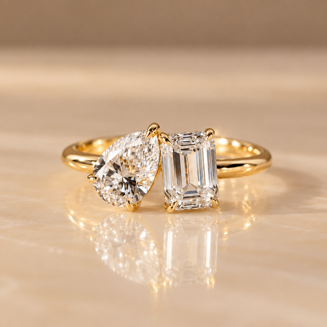 Duo Stone Ring