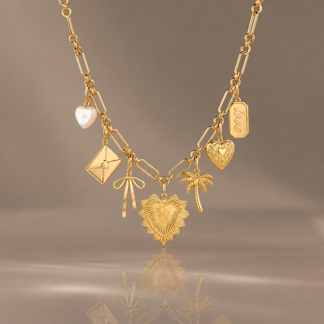 Love Charm Heart Necklace