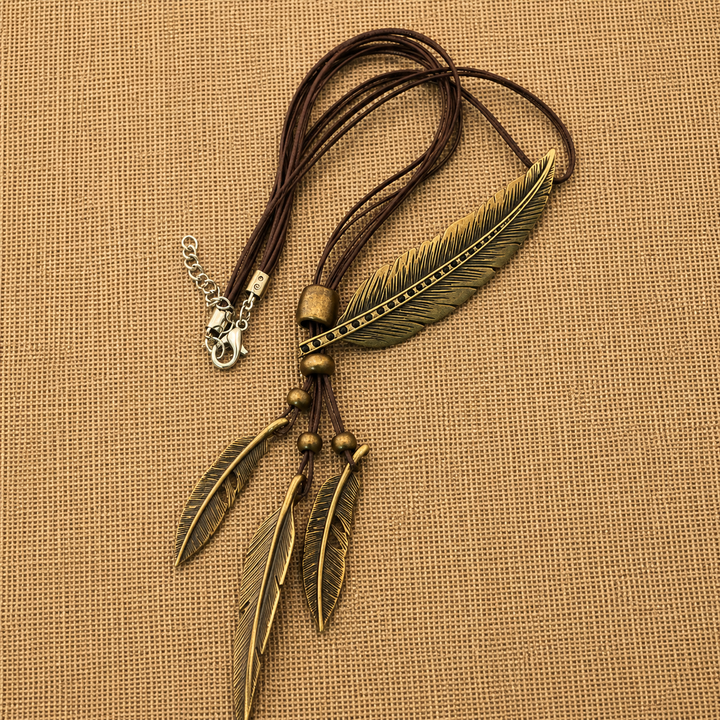 Boho Long Pendant Necklace