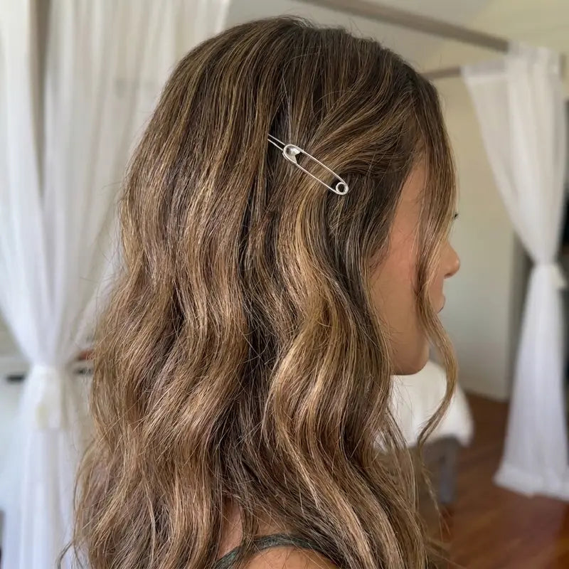Safety Pin Hair Clip