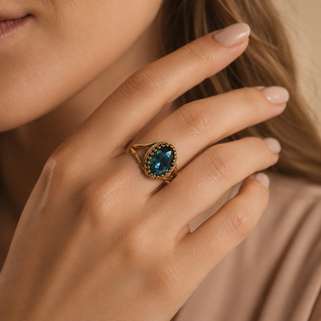 Midnight Sapphire Ring